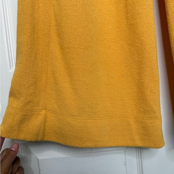 Urban Outfitters Out From Under Terry Cloth Wide Leg Pants Mustard Yellow Size L - Picture 3 of 9